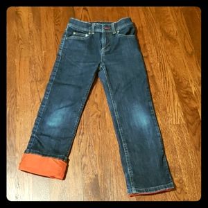 Boys Jeans Lined - Size 6x-7